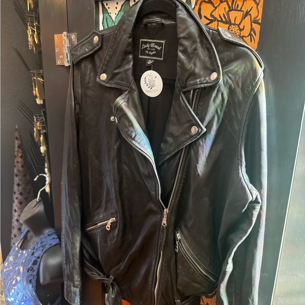 Lucky Brand Black Leather Jacket